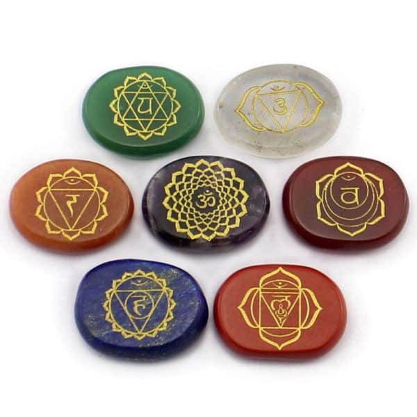 Chakra Symbols Meanings on chakra stones is to serve as a visual guide and reminder of the significance and attributes associated with each chakra, facilitating meditation, energy balancing, and personal growth.
