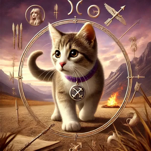 #CatHoroscope #CatZosiac #SagittariusCat #mystics-market